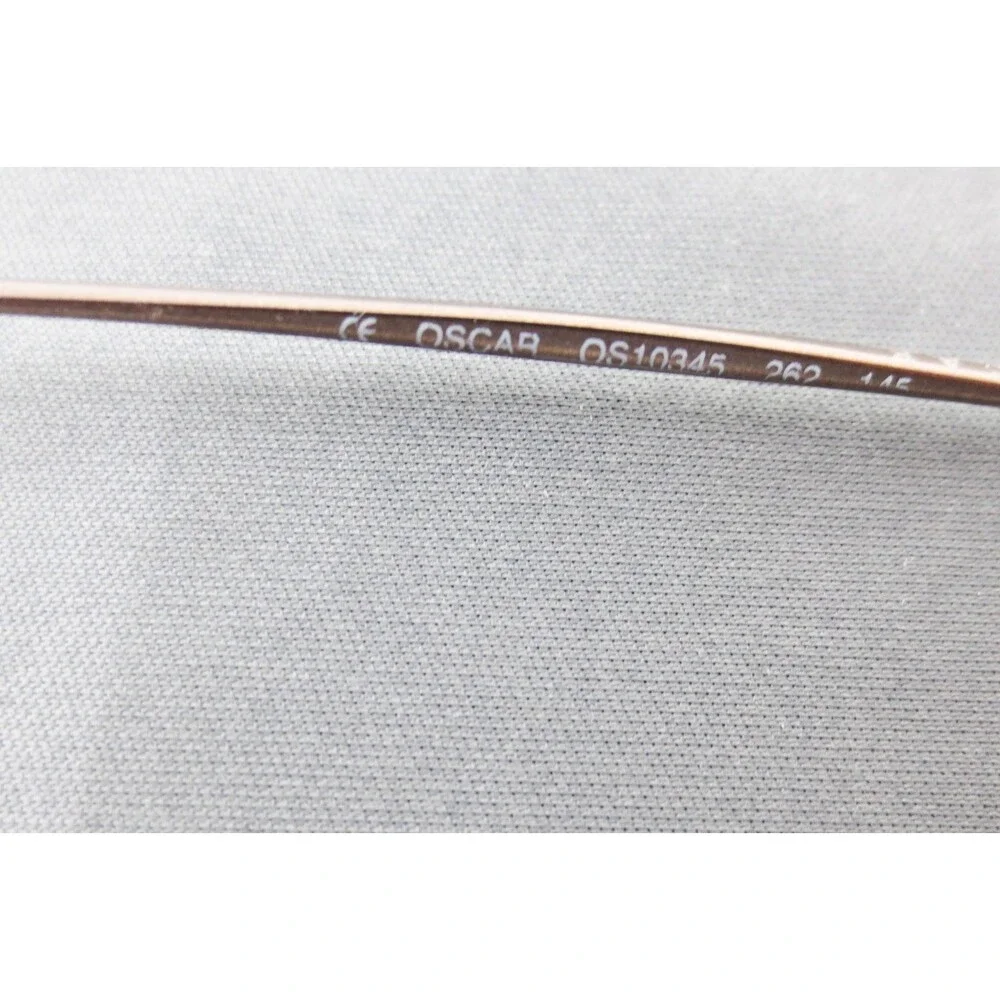 Oscar OS10345 Eyeglasses Oval Brown Bronze Metal Frame 45-18-145 39059